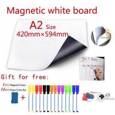 Soft Magnetic Child Whiteboard Fridge Sticker Dry Erase Calendar Kids Board Home School Bulletin Board