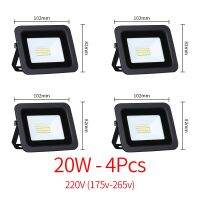 LED Flood Light IP68 Waterproof 220V 10W 20W 30W 50W 100W 200W 300W Reflector Outdoor Garden Projector Lighting Spotlight Lamp