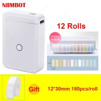 Niimbot D110กระเป๋าพกพาขนาดเล็กเครื่องพิมพ์ฉลากไม่มีเครื่องพิมพ์ฉลากหมึกสำหรับโทรศัพท์มือถือใช้ที่สำนักงานที่บ้านพิมพ์ที่มีชื่อ