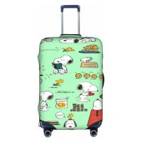 Snoopy เคสแล็ปท็อปแบบพกพากันกระแทกขนาด10-17นิ้วปลอกแบบมีแถบ