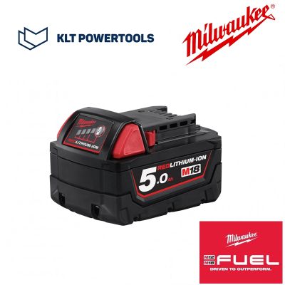Milwaukee M18™ แบตเตอรี่ขนาดความจุ 5.0 แอมป์อาวว์ M18™ 5.0Ah Battery