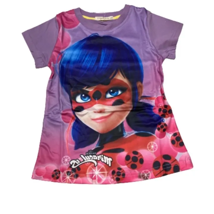 Baju budak perempuan LadyBug Girl Tshirt Cartoon Baju Budak | Lazada