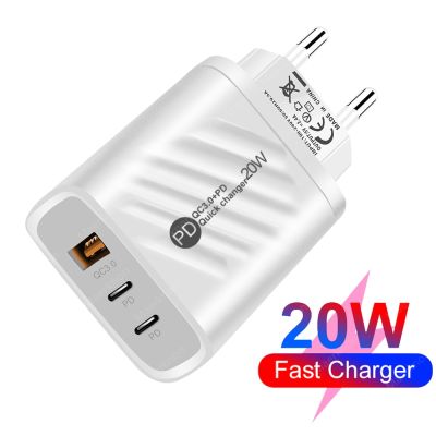 PD 20W Fast Charge Charger Usb C Charger For Xiaomi 12 Pro Charger Cell Phone For Iphone 12 13 Pro QC 3.0 Mobile Phones Adapter