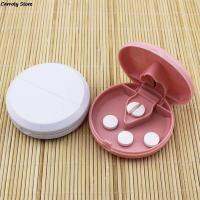 Portable Mini Smal Pill Cutter Splitter Divide Storage Case Medicine Cut Compartment Box Holder Pill Splitters Medicine  First Aid Storage