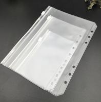 A 5A6 A7 B5 A4 Binder Zipper Folders For 6-Ring Notebook Binder Transparent Loose Leaf Document Filing Bags