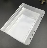 A 5A6 A7 B5 A4 Binder Zipper Folders For 6-Ring Notebook Binder Transparent Loose Leaf Document Filing Bags Note Books Pads