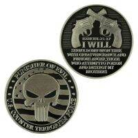 【CC】❏  States Counter Terrorism Force Souvenir Plated Coin Punisher of Evil Commemorative