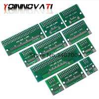 10PCS FFC/FPC Adapter board 6P 8P 10P 12P 20P 24P 26P 30P 40P 50P 60P Plate 0.5 1.0mm to 2.54 mm Flat Cable Socket for PCB LCD