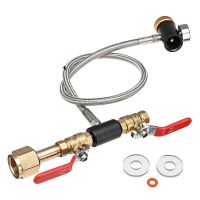 【YF】 G1/2 CO2 Cylinder Refill Adapter Hose Station Connector Kit for Filling Soda Maker Sodastream Tank