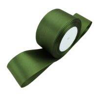 【cw】 (25 yards/roll) 2 39; 39; (50mm) OliveSingle face satin ribbon webbing decorationgiftribbons