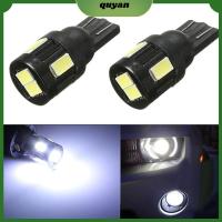 QUYAN 5630 ไฟ LED สำหรับรถยนต์ ระบบ CANbus 6SMD ไฟภายในรถ อะไหล่สำหรับเปลี่ยน T10 โคมไฟป้ายทะเบียน