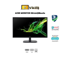 ACER MONITOR (หน้าจอ) EK220QBbmiix (VA 75Hz VGA HDMI) / ประกัน3ปี