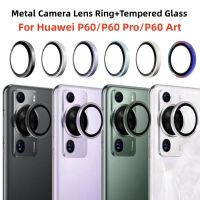 Camera Protector Glass For Huawei P60 P60 Pro Camera Metal Ring Glass for Huawei P60 Art P60 P 60 P60 Pro Protective Lens Cover