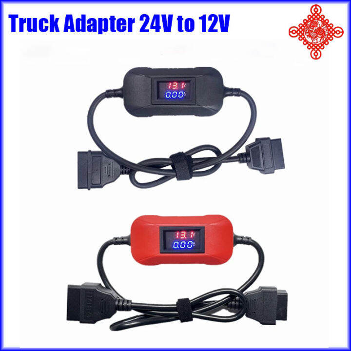 Heavy Duty Truck Adapter V To V Car Scanner For Easydiag Launch X Thinkdiag Golo Obd