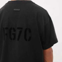 FEAROFGOD ฤดูกาลที่เจ็ด FG7C สายหลักซักสไตล์อเมริกันแบรนด์แฟชั่นหลวมไฮสตรีทแขนสั้น T เสื้อเชิ้ตผู้ชาย FOG~