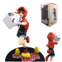 9-18cm Cells At Work Red Blood Cell RBC Action Figure Anime Seqkeqkyuu Big Hand PVC Collection Model Dolls Toys for Boys Gifts