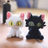 VMQ Suzume no Tojimari Daijin Plush Dolls Gift For Girls Bag Pendant White Black Cat Stuffed Toys For Kids Keychain MV