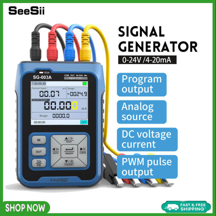 Seesii SG003A Signal Generator, 420mA 024V Adjustable Analog Current