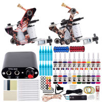 Tattoo Kit Tattoo Power Supply Pigments For Permanent Makeup Tattoo Set For Beginners Complete Tattoo Kits Tattoo Machine Set