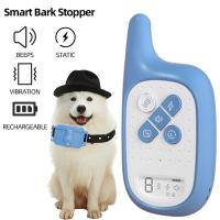 ZZOOI Electric Dog Training Collar Pet Remote Control Anti-Barking Waterproof Rechargeable with LCD Display Shock Vibration Sound