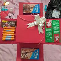[COD] Five-layer matryoshka creative explosion gift box diy handmade snacks big birthday childrens candy empty