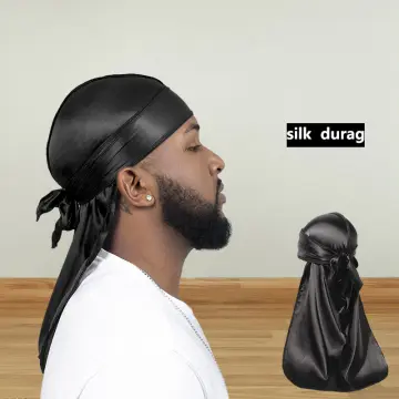 Velvet Durag Premium Men's Doo Rag Hats Silky Wave Cap Designer Style