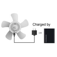 8000mAh USB Rechargeable Remote Control Timing Camping Fan 4 Gears Tent Ceiling Fan with LED Lamp for Home Outdoor Bed