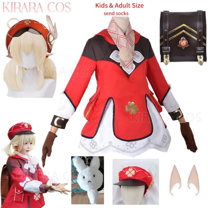 genshin-klee-cosplay-for-kids-costume-wig-genshin-impact-klee-cosplay-backpack-full-set-klee-costumes