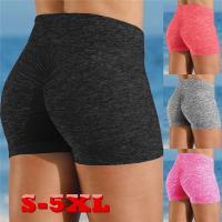 QianXing Shop S-5XL Women Skinny Short Leggings High Waist Bodycon Pure Color Yoga Leggings Running Fitness Gym Sports Wear Shorts Tights