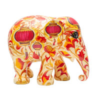 Elephant Parade รูปปั้นช้าง Tuan Yuan (10cm) รูปปั้นช้างทำมือขนาดเล็กหลากสีสัน จากเชียงใหม่ ของขวัญวันเกิด ของที่ระลึกไทย