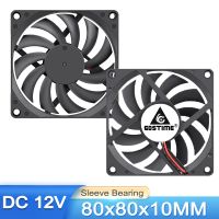 1Piece Gdstime DC 5V 12V 24V 80mm 8cm PC Case Radiator 80x10mm 8010 Mini DC Axial Flow Cooling Cooler Fan for CPU Computer