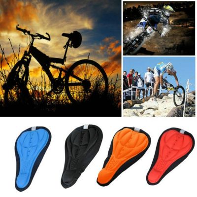 【LZ】☑  1pc conforto da bicicleta almofada de gel macio confortável almofada de assento de sela capa de bicicleta ciclo de assento de bicicleta almofada de volta resto assento de sela