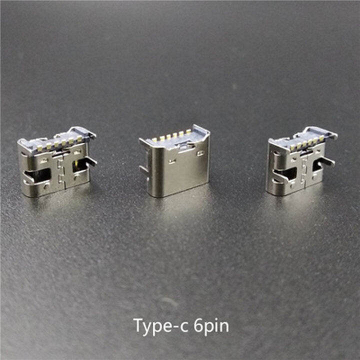 ชาร์จพอร์ต-dsfzc-สำหรับ-usb-ออกแบบ-pcb-3-1โทรศัพท์มือถือ-smt-ขั้วต่อหลอดไฟ-led-6ข้อต่อหัวเข็มหมุดตัวเมีย-type-c-ขั้วต่อหลอดไฟ-led-type-c-เต้าชาร์จตัวเมีย-type-c