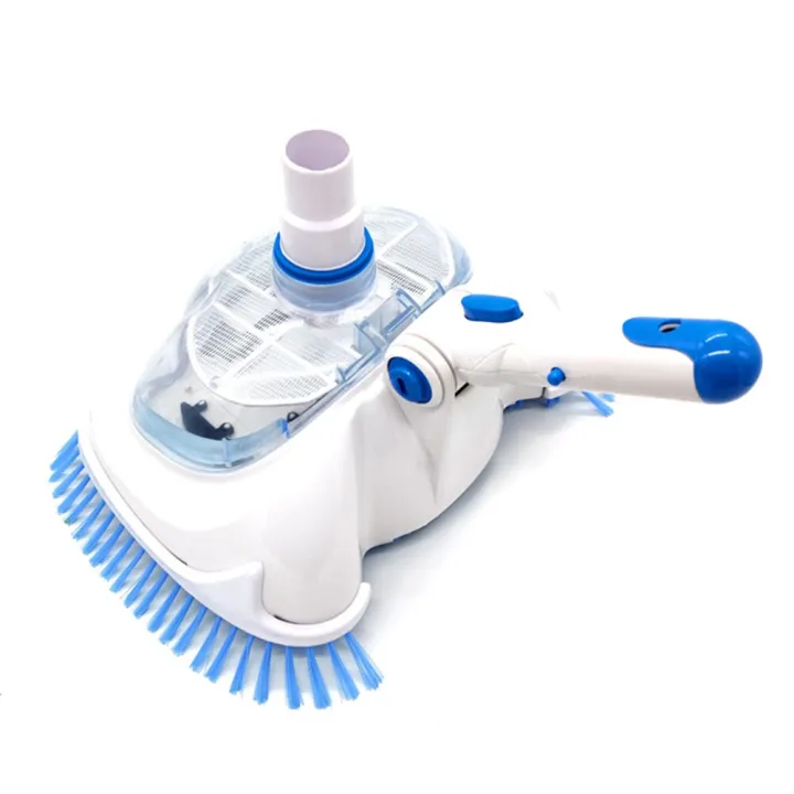 Swimming Pool Manual Vacuum Cleaner Brush Suction Head Pond Fountain