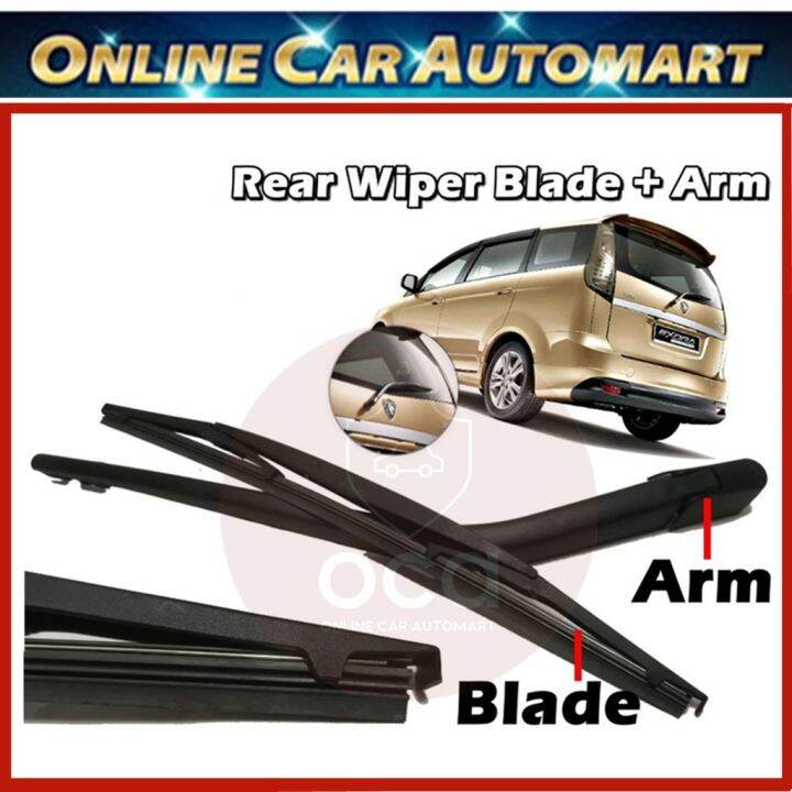 PROTON EXORA REAR WINDSCREEN WIPER BLADE / EXORA REAR WIPER WITH ARM