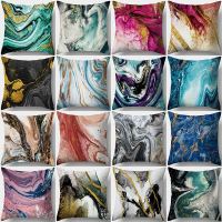 45x45cm Print Marble Quicksand Pattern Cushion Cover For Wedding Decoration Pillow Case Home Decor Party DIY Home Decor Gifts