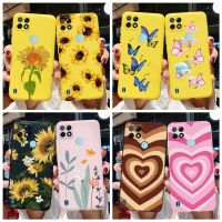 For Realme C25Y Case Cute Daisy Flower Soft Silicone Phone Back Cover For OPPO Realme C 25Y C25Y RMX3265 RealmeC25Y Case Funda Electrical Connectors