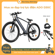Xe đạp trợ lực điện ADO D30C chính hãng, giá tốt TẶNG GÁC BAGA + KHÓA DÂY