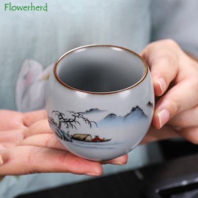 Ceramic Porcelain Kung Fu Tea Cup Set Teaware Teacup Set Tea Set Cup