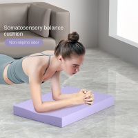 TPE Yoga Mat Block Balance Flat Support Pad Non-slip Cushion Pilates Rehabilitation Stability Training Body Building Equipment