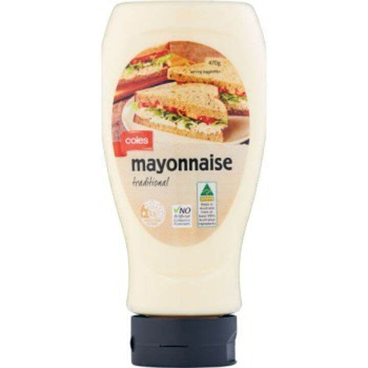Coles Traditional Mayonnaise 470g Lazada PH