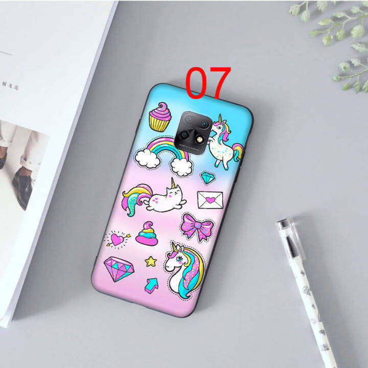 unicorn-อ่อนนุ่ม-ซิลิโคน-เคสโทรศัพท์-หรับ-realme-c33-c12-c21-xt-c25y-c17-c1-c21y-x2-c11-v11s-c20-c20a-c3-c15-c30-c2-c25s-v11-c31-pro-black-ปก