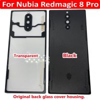 6.8 Original Back Glass For ZTE nubia RedMagic 8 Pro Battery Cover Red Magic 8 Pro Rear Housing Case Cover Camera Frame Lens