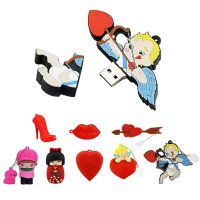 Personalized Pendrive 256 gb Love USB memoria Flash Drive 4GB 8GB 16 32 128 gb 256GB Pen drive Stick For Girlfriend Women Gift