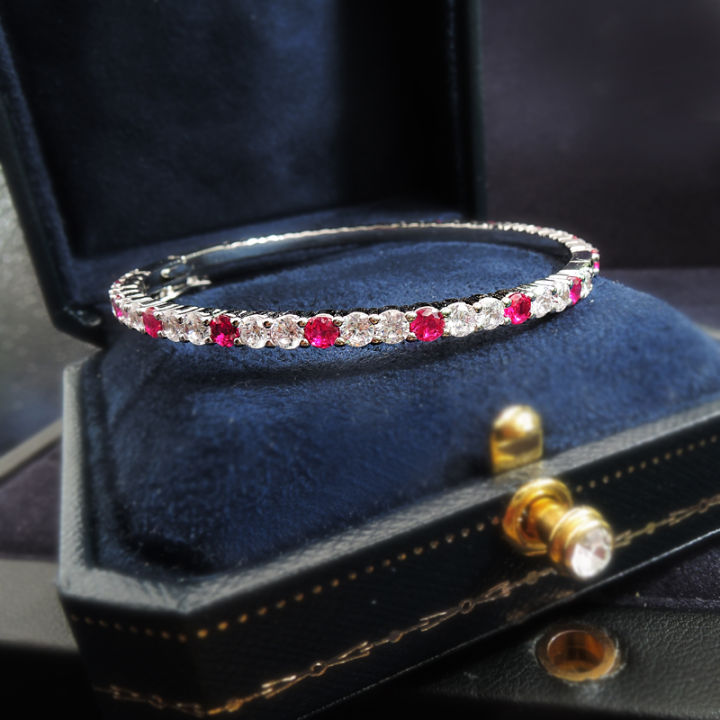 top-quality-created-ruby-diamond-gemstone-cut-bangle-bracelet-silver-925-color-wedding-jewelry-for-women-gift-wholesale