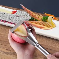 Fruit Carving Knife DIY Platter Best Kitchen Gadgets Apple Peeler Fruit Cutter Household Stainless Steel Push Planer Knife