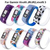 สายรัดข้อมือหลากสีอะไหล่นาฬิกาข้อมือสายสำหรับการ์มิน Vivofit JR JR2 Vivofit3กีฬาสายนาฬิกาซิลิโคน