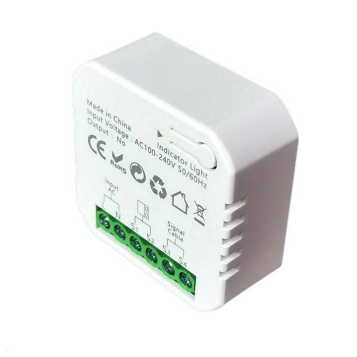 Garage Door Opener Controller White Tuya Smart ZigBee with Sensor App