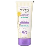 Aveeno, ครีมกันแดดผสมซิงค์ออกไซด์สำหรับเด็ก SPF 50 ปราศจากน้ำหอม ขนาด 3 ออนซ์ (88 มล.)