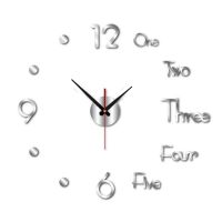 สินค้าน่าสนใจ? นาฬิกาติดผนัง 3D DIY WALL CLOCK 40CM (001) ตัวเลข+อังกฤษ